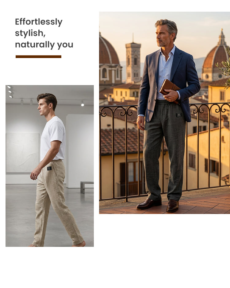 💕LAST DAY SALE 50% OFF!!💕Breathable Straight-Leg Trousers for Men