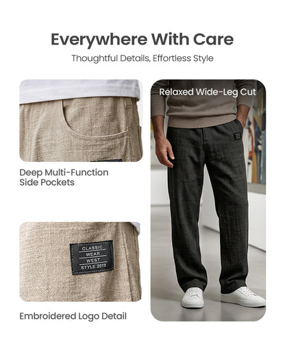 💕LAST DAY SALE 50% OFF!!💕Breathable Straight-Leg Trousers for Men