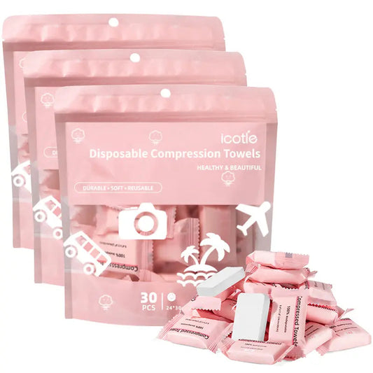 Compressed Towels — Instant XL Cleansing In Your Pocket! Just Add Water