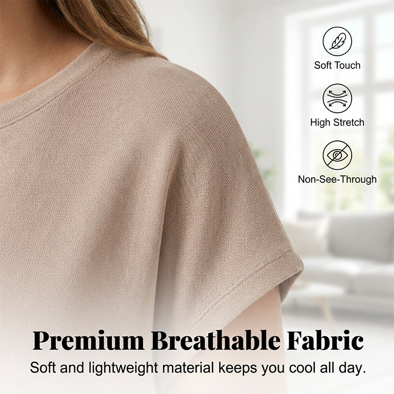 🌸 50% OFF NOW! 🌸Women's T-Shirt Dress – Soft, Pockets, Effortless Midi👗