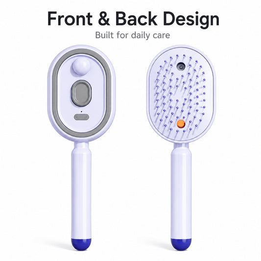 🌸LAST DAY 50% OFF✨Steam Mist Straightening Comb – Easy Salon-Like Hair