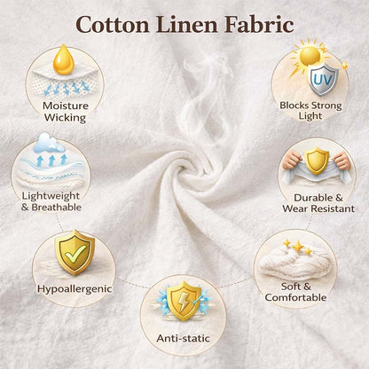⏳Limited-Time Offer⏰Men's Loose Fit Casual Relaxed Fit LightweightLinen Pants